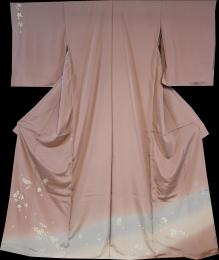 逆斜め三段ぼかしに桜